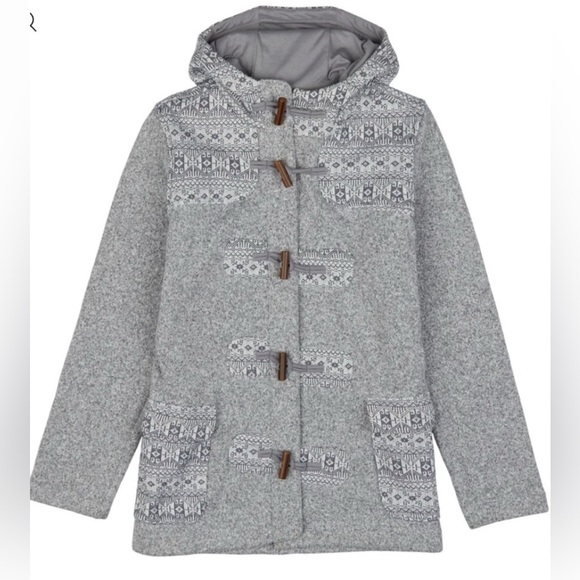 Patagonia Grey Better Sweater Icelandic Fleece Coat Size Small - Picture 4 of 6